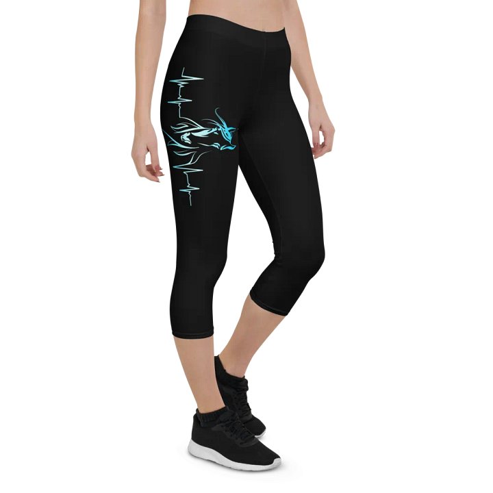 Horse Heartbeat Capri Leggings product image (1)