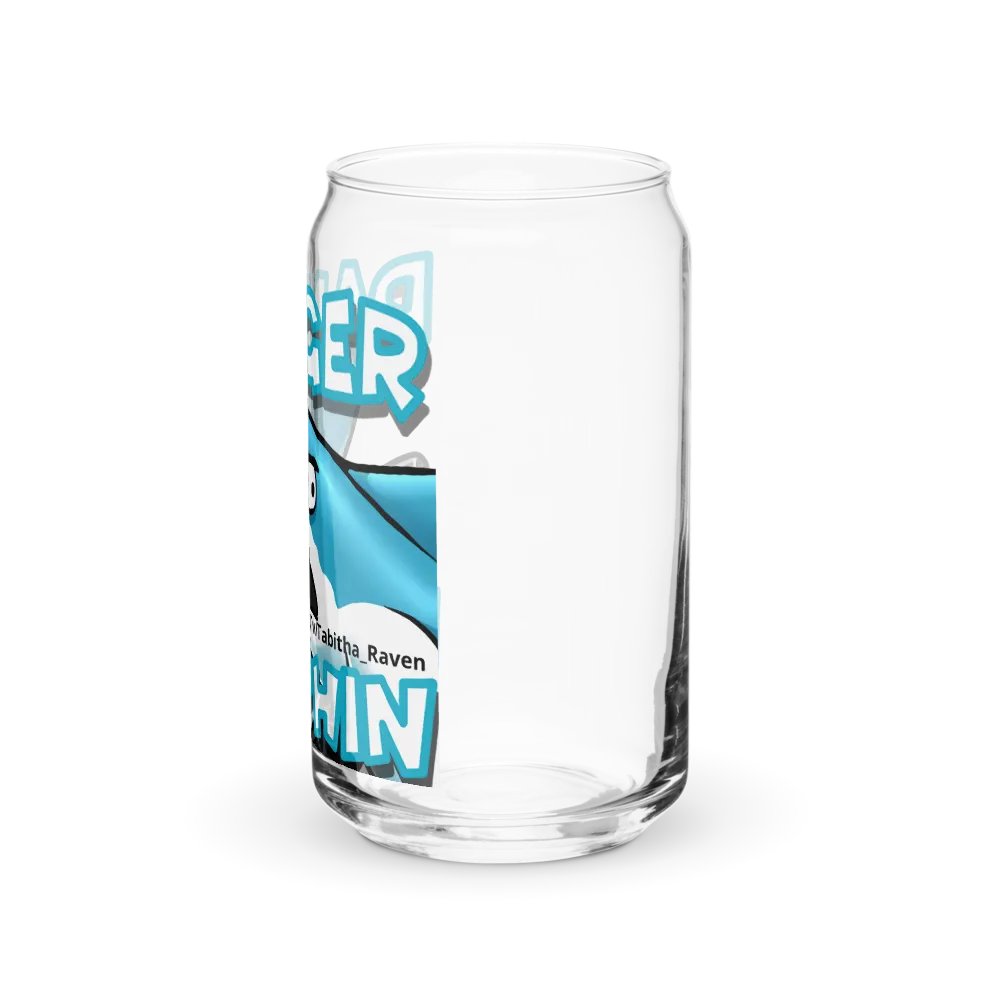 Danger Dolphin Glass Can Cup product image (39)