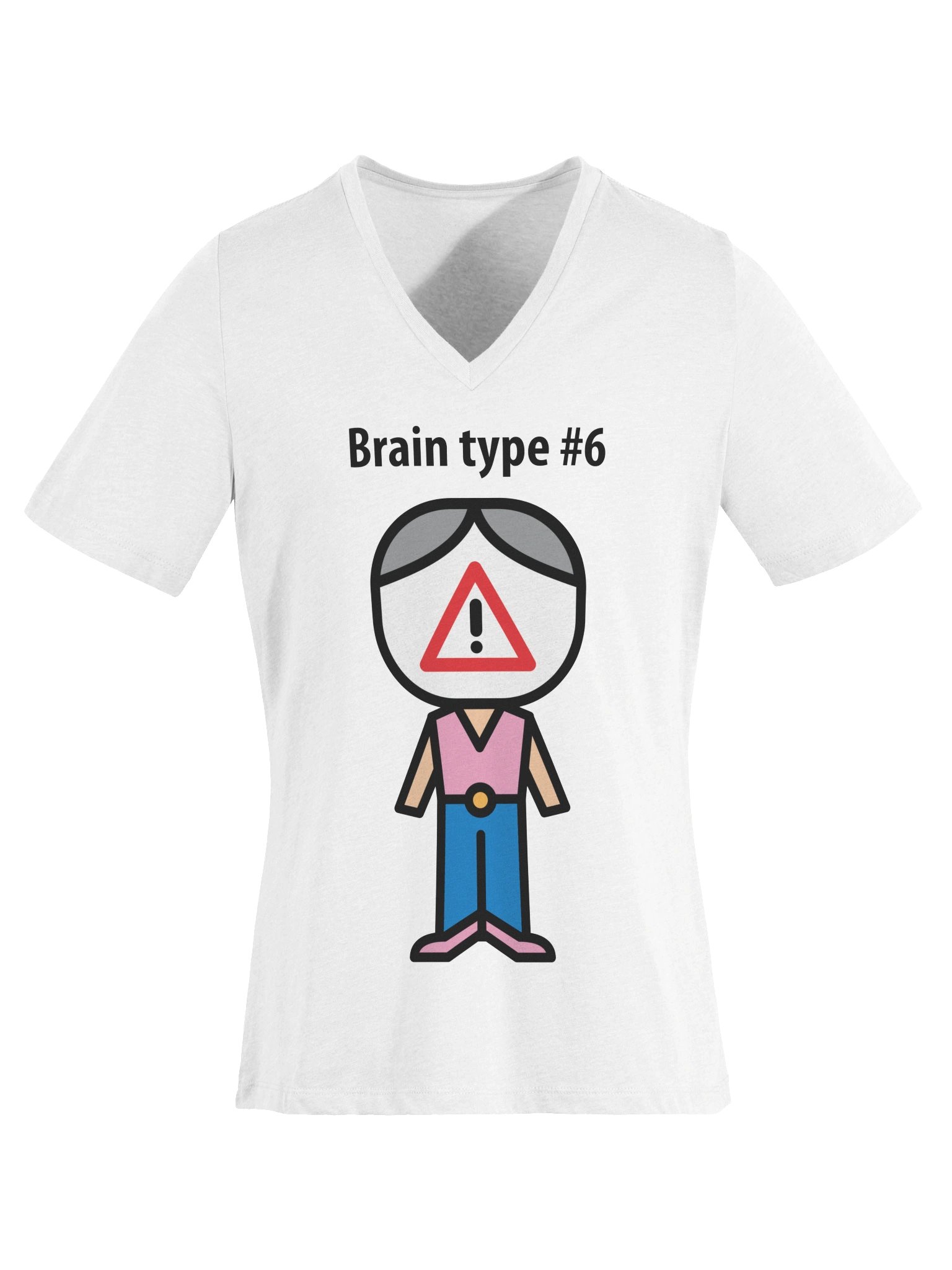 Women's t-shirt for brain type #6 product image (6)