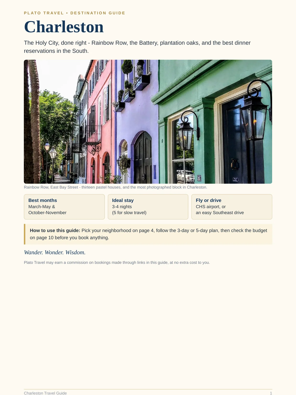 Charleston Travel Guide product image (1)