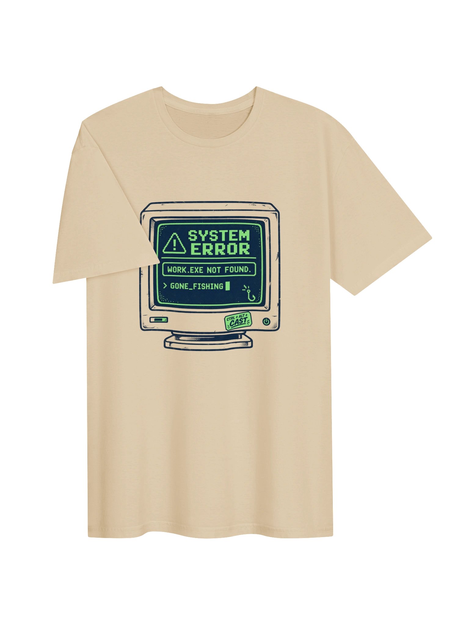 System Error: Gone Fishing T-Shirt product image (23)