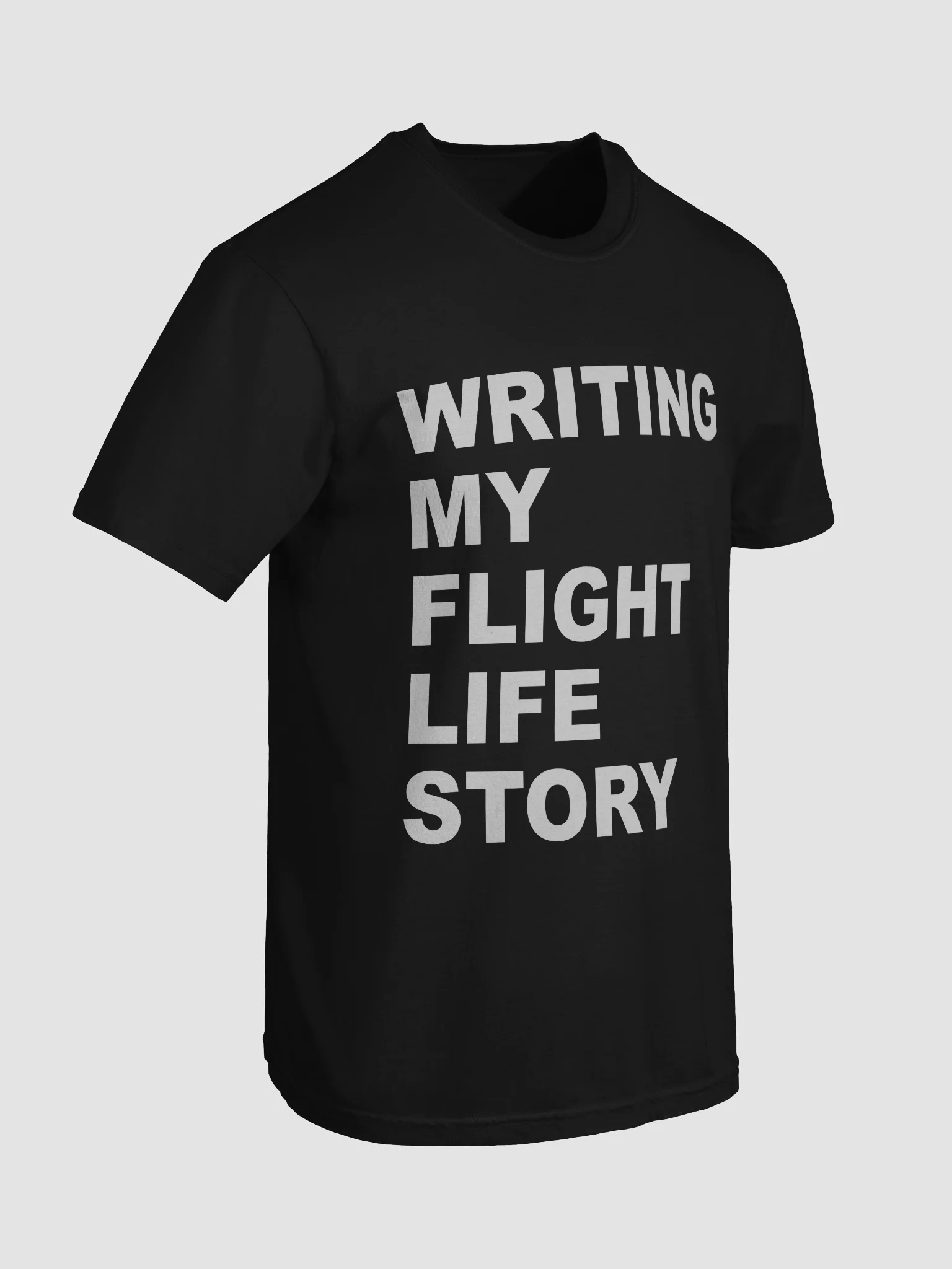 WRITING MY FLIGHT LIFE STORY | T-Shirt For Miles Collectors product image (7)