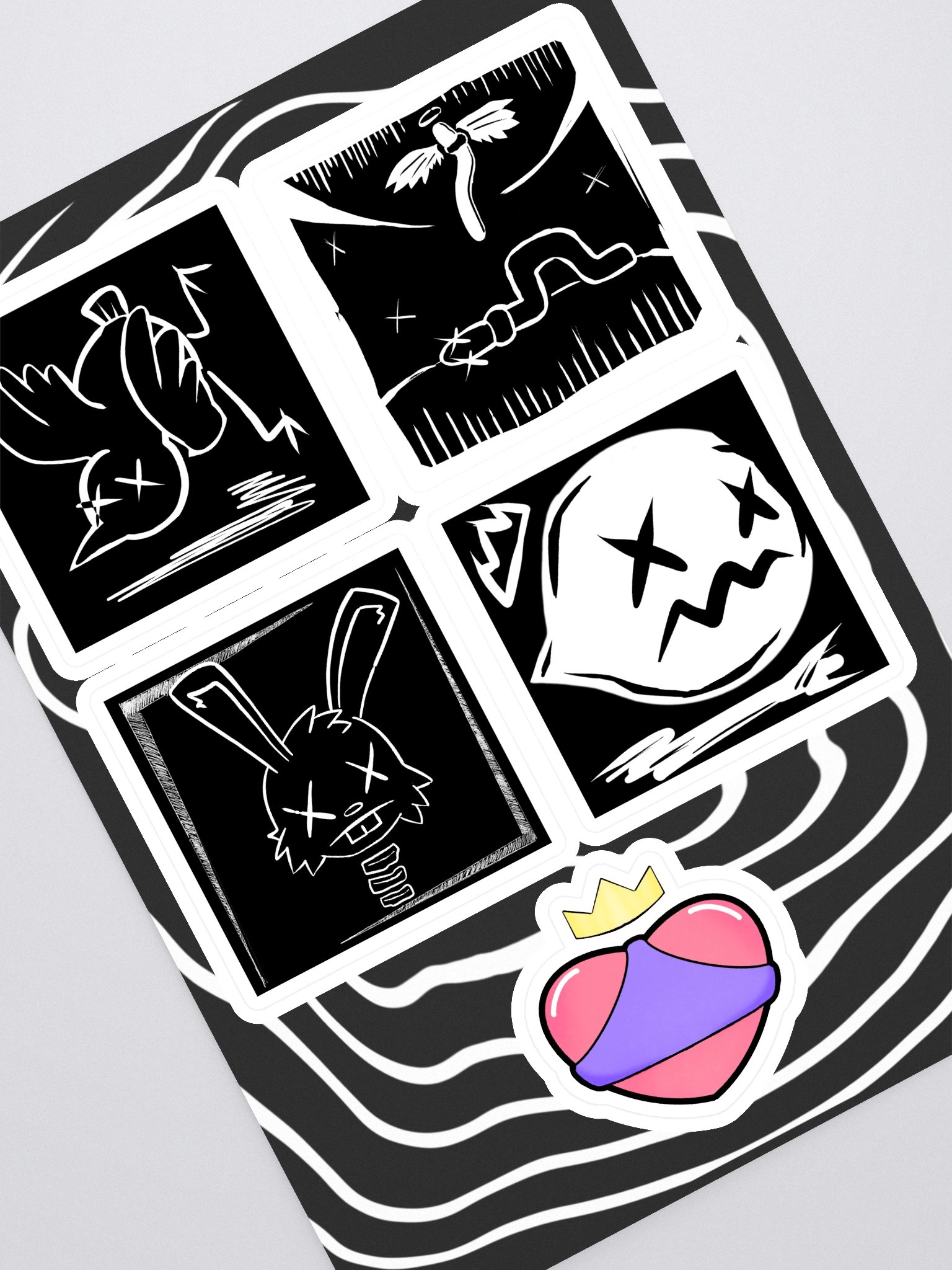 DEATH BY BOOTY XX STICKER PACK product image (1)
