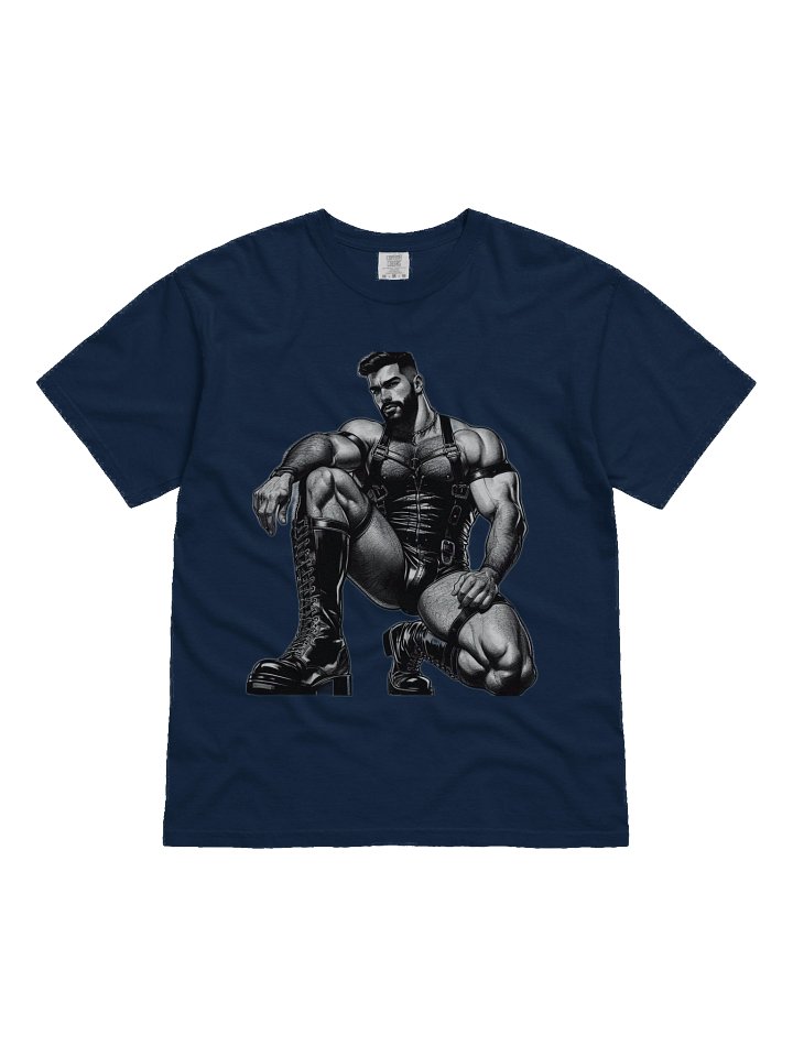 Gay Leather Top Man Leder Pride Daddy Tom of Finland Tribute Graphic DesignT-Shirt product image (1)