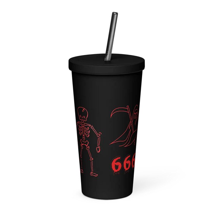 Insulated Tumbler with a Straw product image (2)