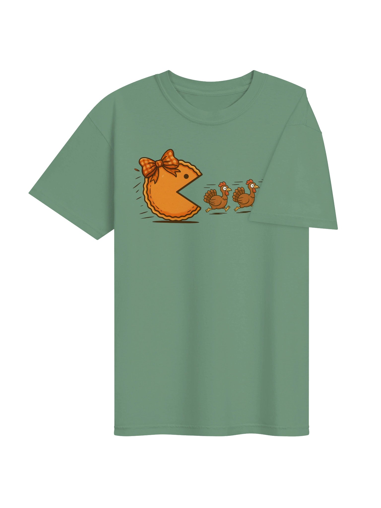 Turkey Chase Thanksgiving T-Shirt product image (5)