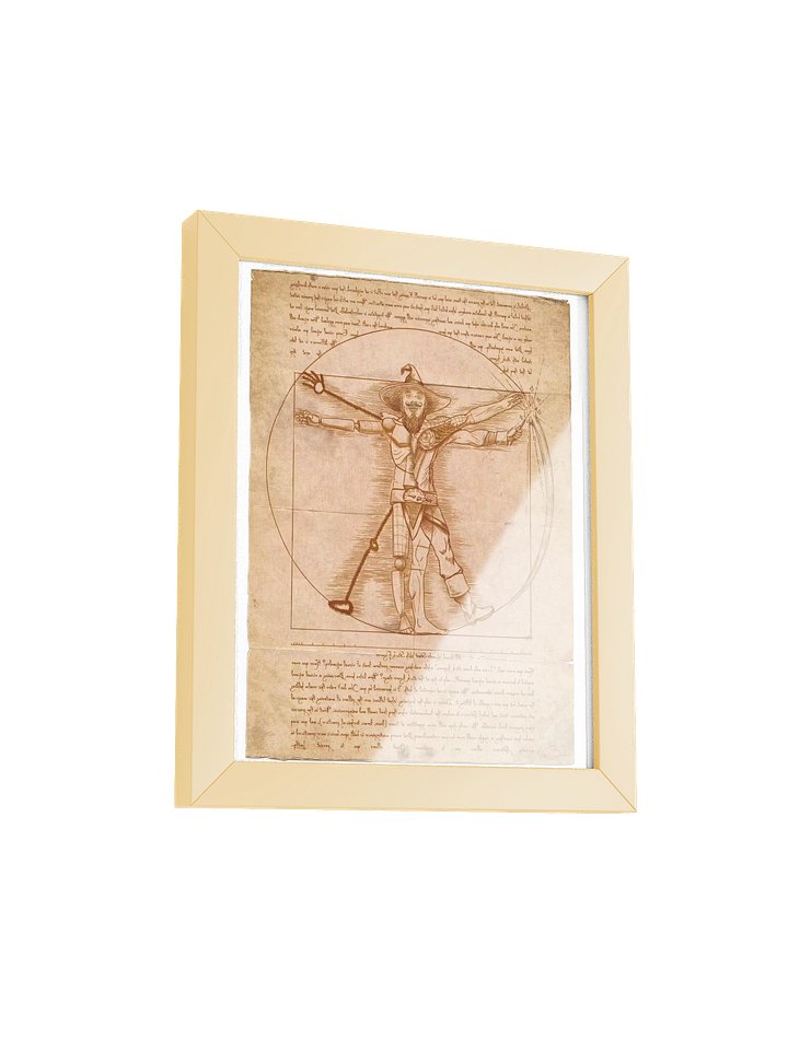 All Visual Wizards Start with Stick Figures | Framed Print product image (2)