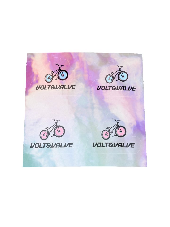 Holographic logo sticker product image (1)