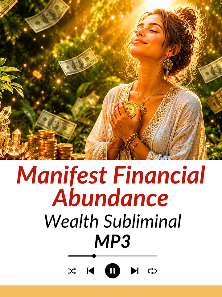 Wealth Subliminal — Manifest Abundance & Financial Success | MP3 Download product image (1)