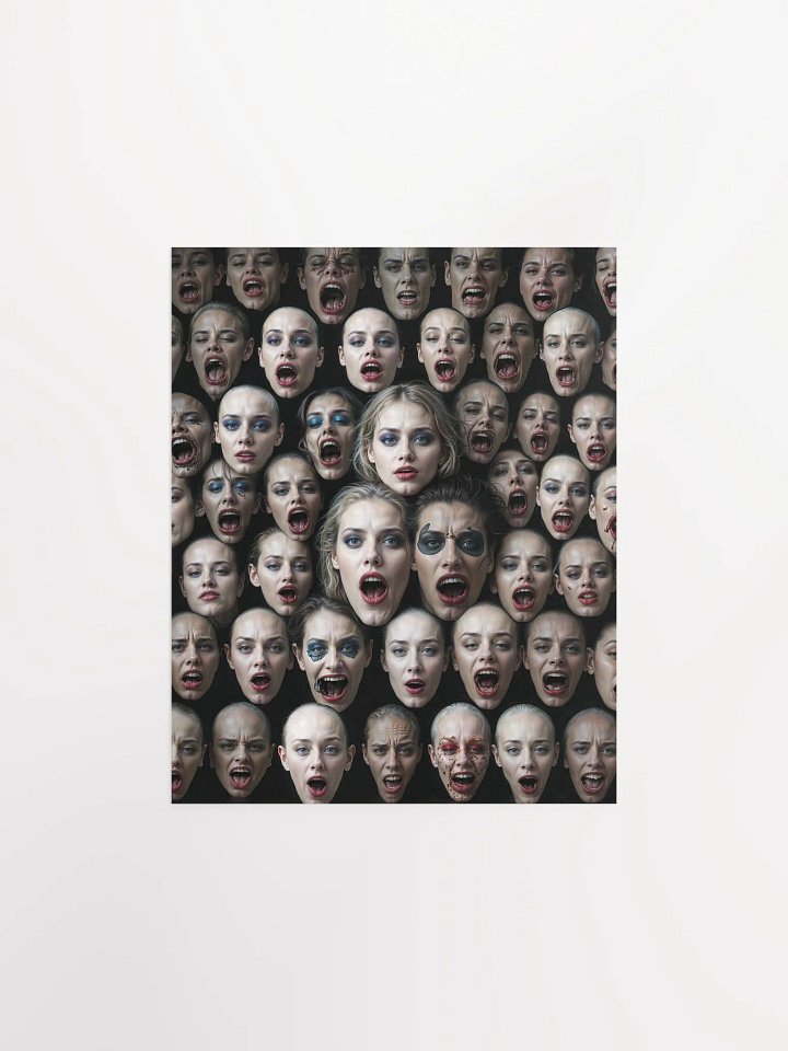 Screaming Faces Matte Poster product image (2)