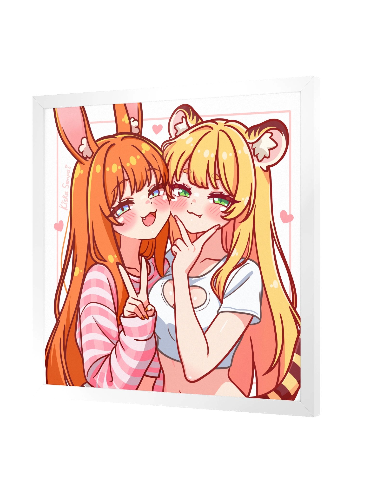 Happy Cuties Nooby & Lemon ☆ Framed Wall Art product image (3)