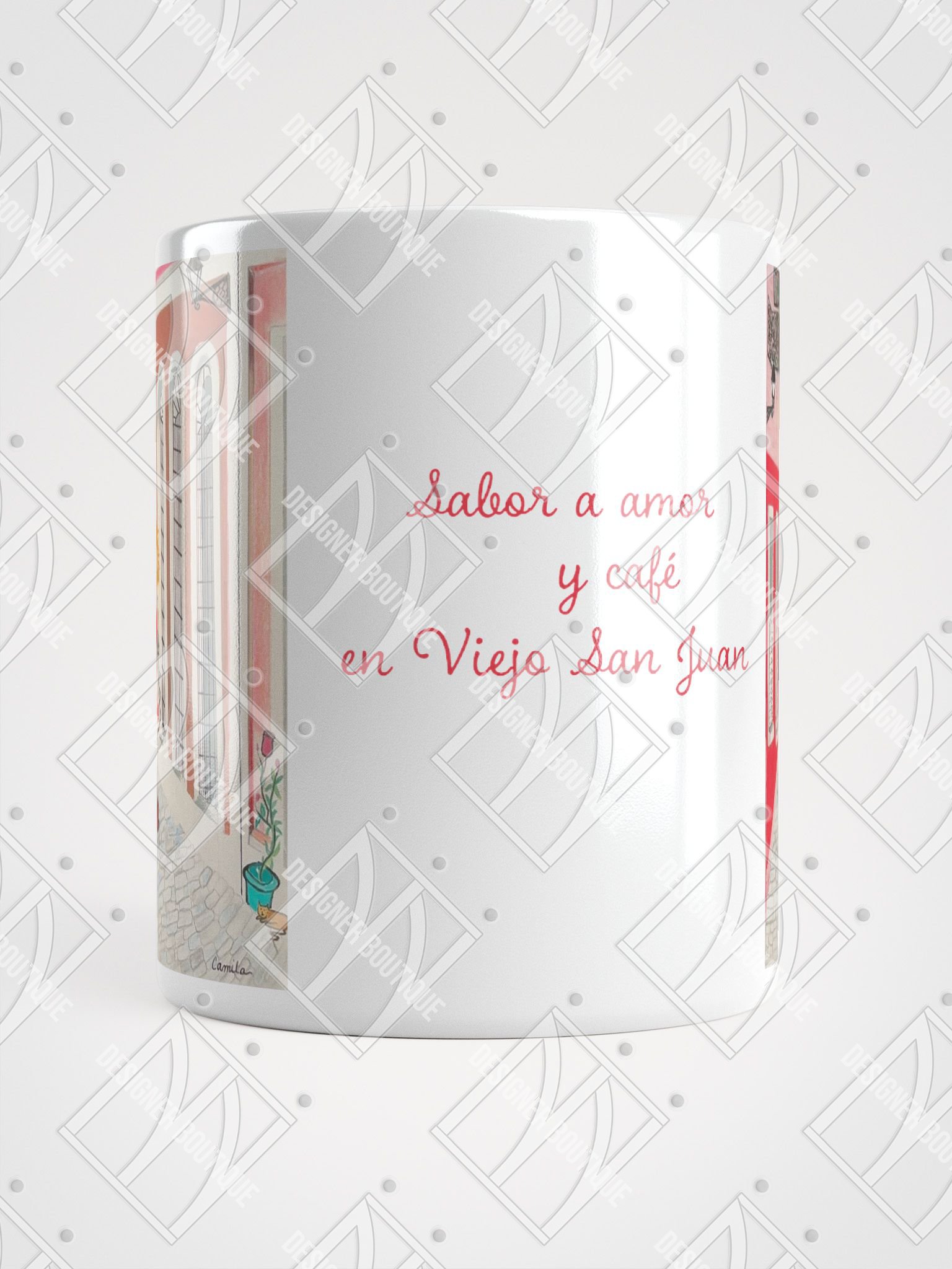 NN Designer Boutique x Camila Arraiza: Taza (Pelirroja) – Sabor a Amor y Café en el Viejo San Juan product image (2)