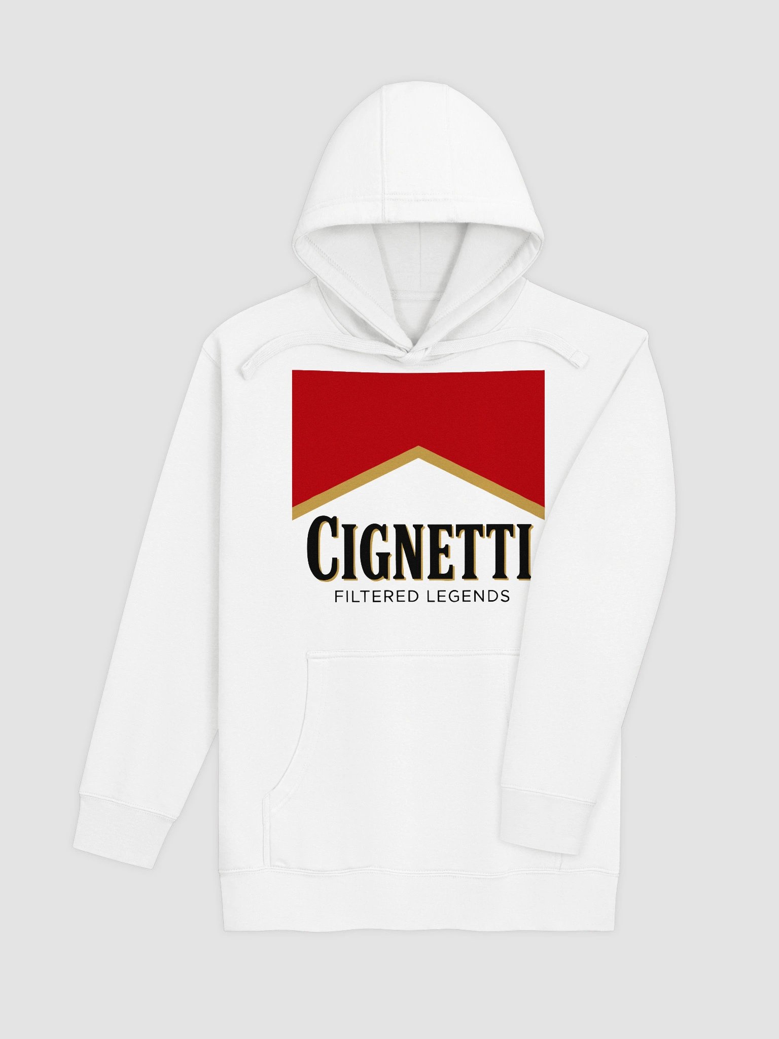 cignetti cigarette logo Cignetti Marlboro Cigarette Hoodie