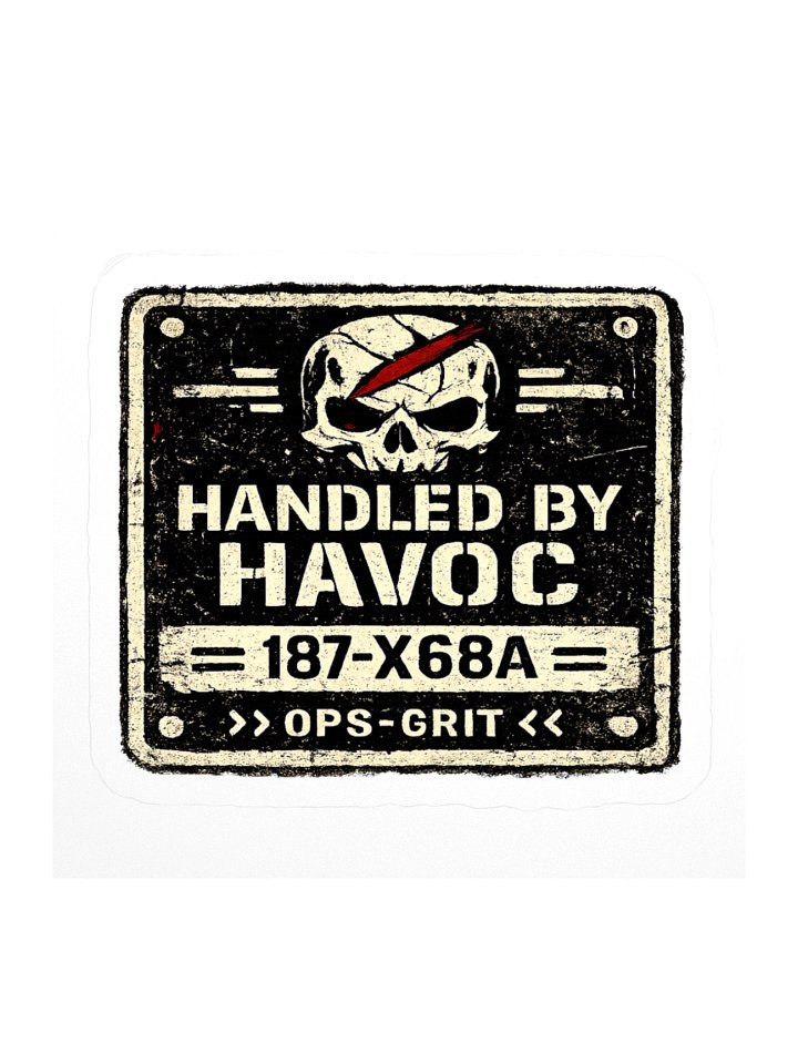 Handled by Havoc — Ops Stamp product image (1)