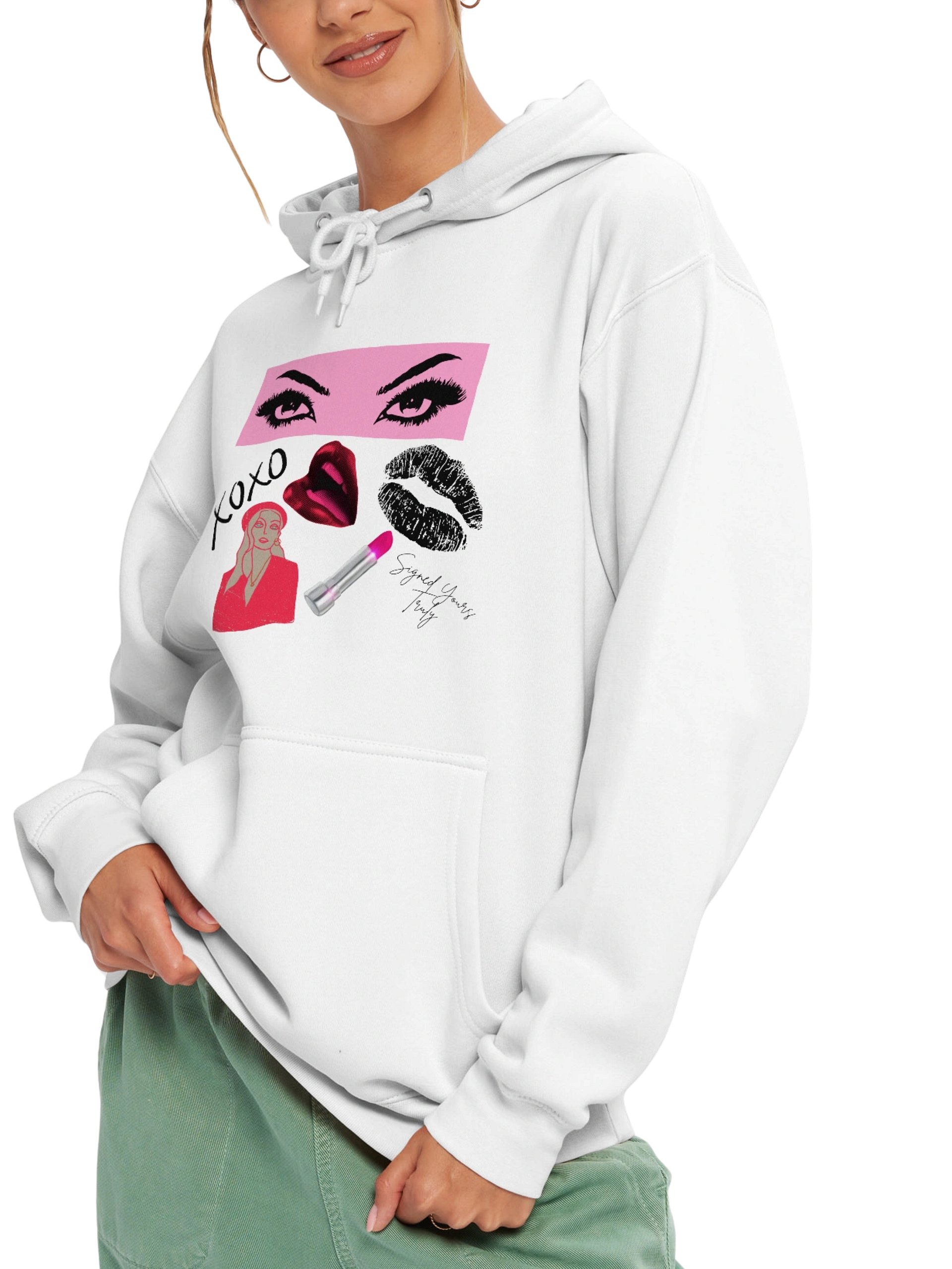 "XOXO" Collage Premium Pullover Hoodie product image (2)