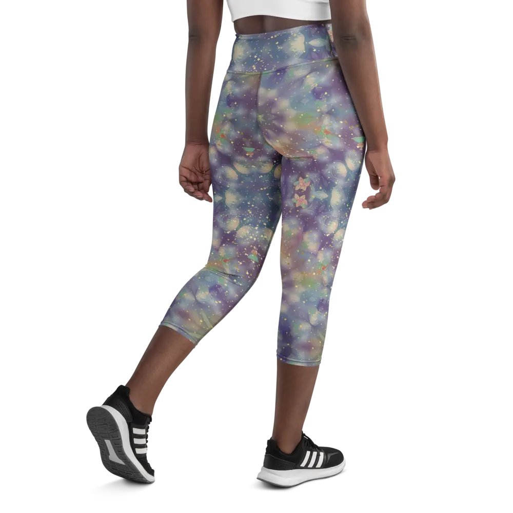 Celestial Whimsy Yoga Capri Leggings product image (8)