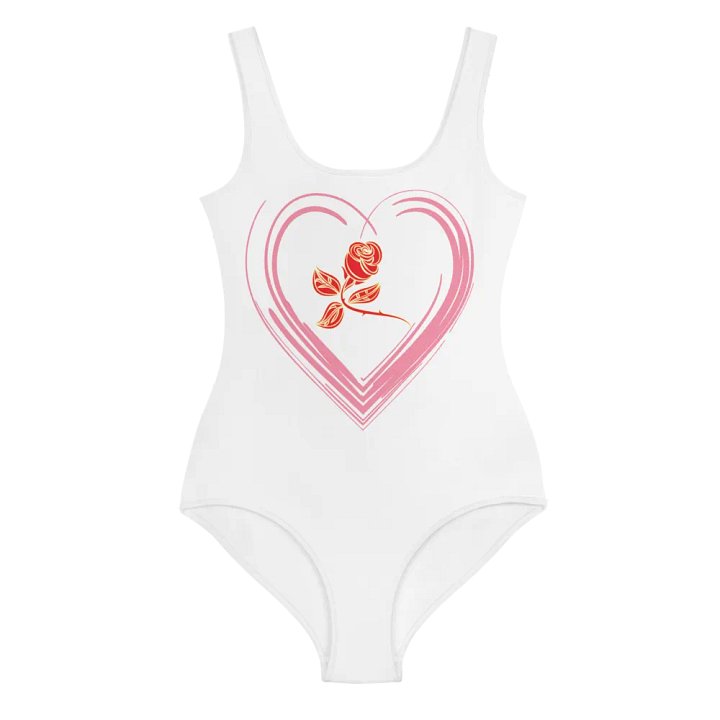 Golden Rose Heart Youth Swimsuit product image (1)