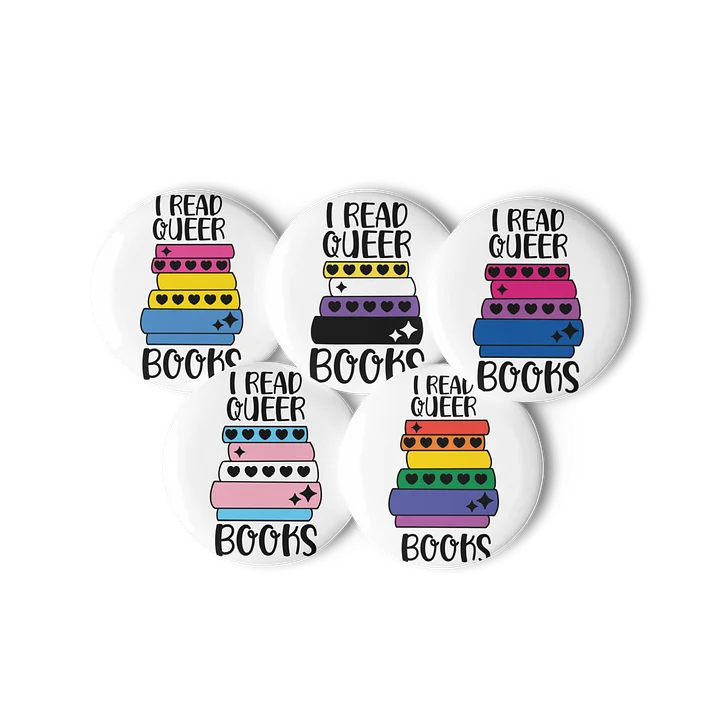 Queer Books Matter Pin Set product image (3)