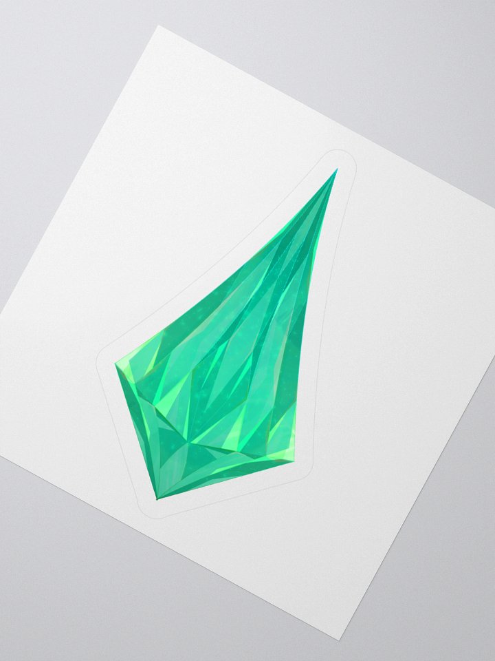 Soul Crystal Sticker - Green product image (4)