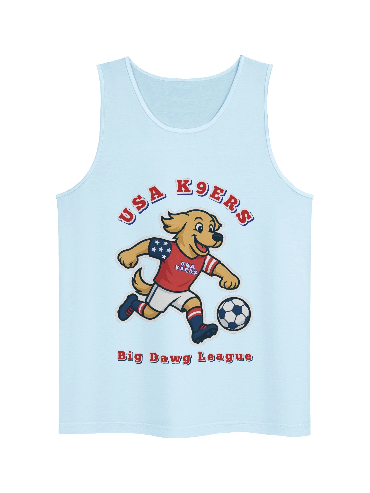 USA K9ERS Golden Retriever Soccer Tank product image (5)