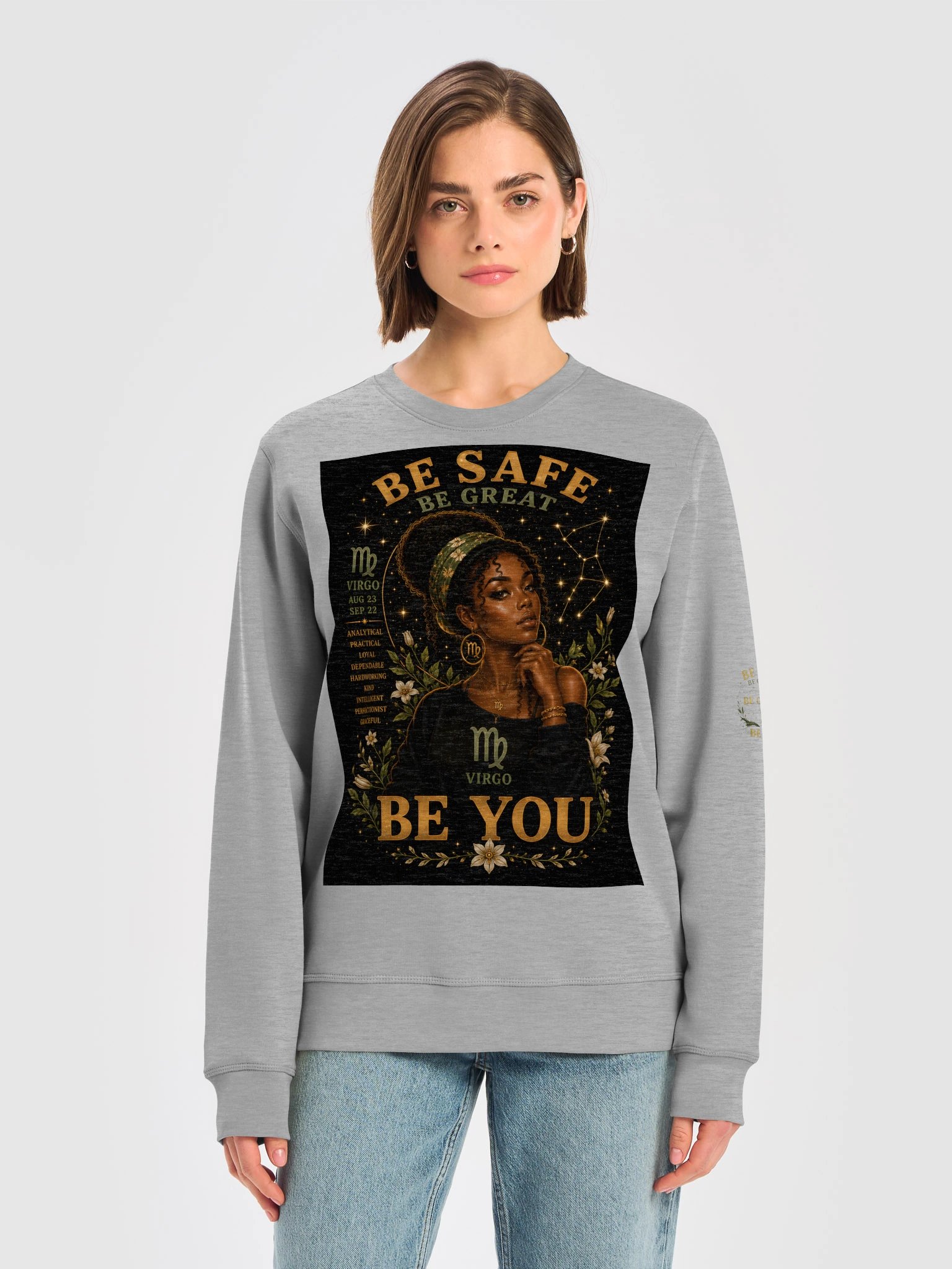 Virgo For the perfectionists. Practical. Wise. Reliable. Virgo finds beauty in every detail and purpose in every step. 🌿 Be Safe. Be Great. Be You. product image (15)