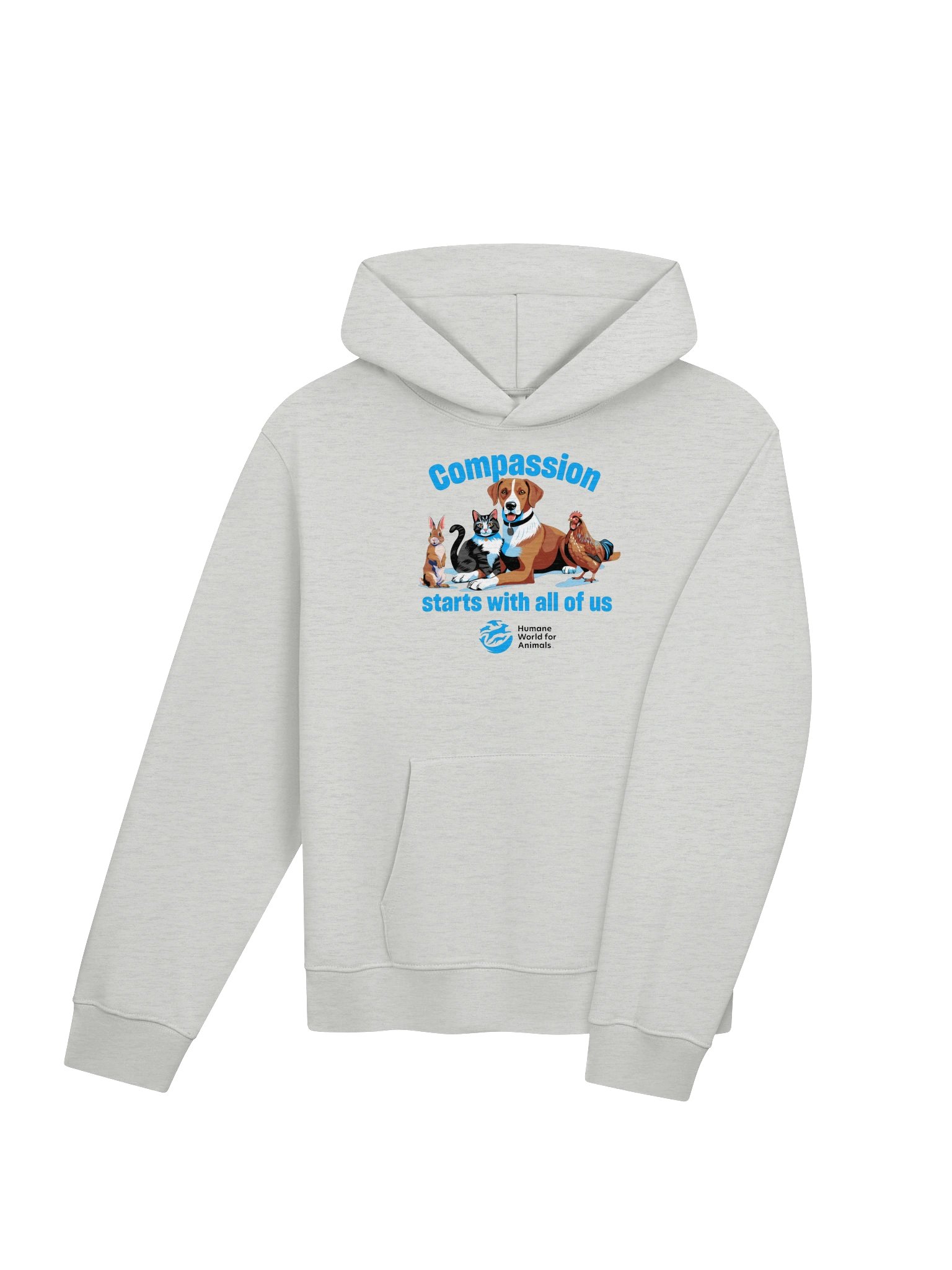 Compassion starts with all of us - Illustration - Hoodie product image (4)