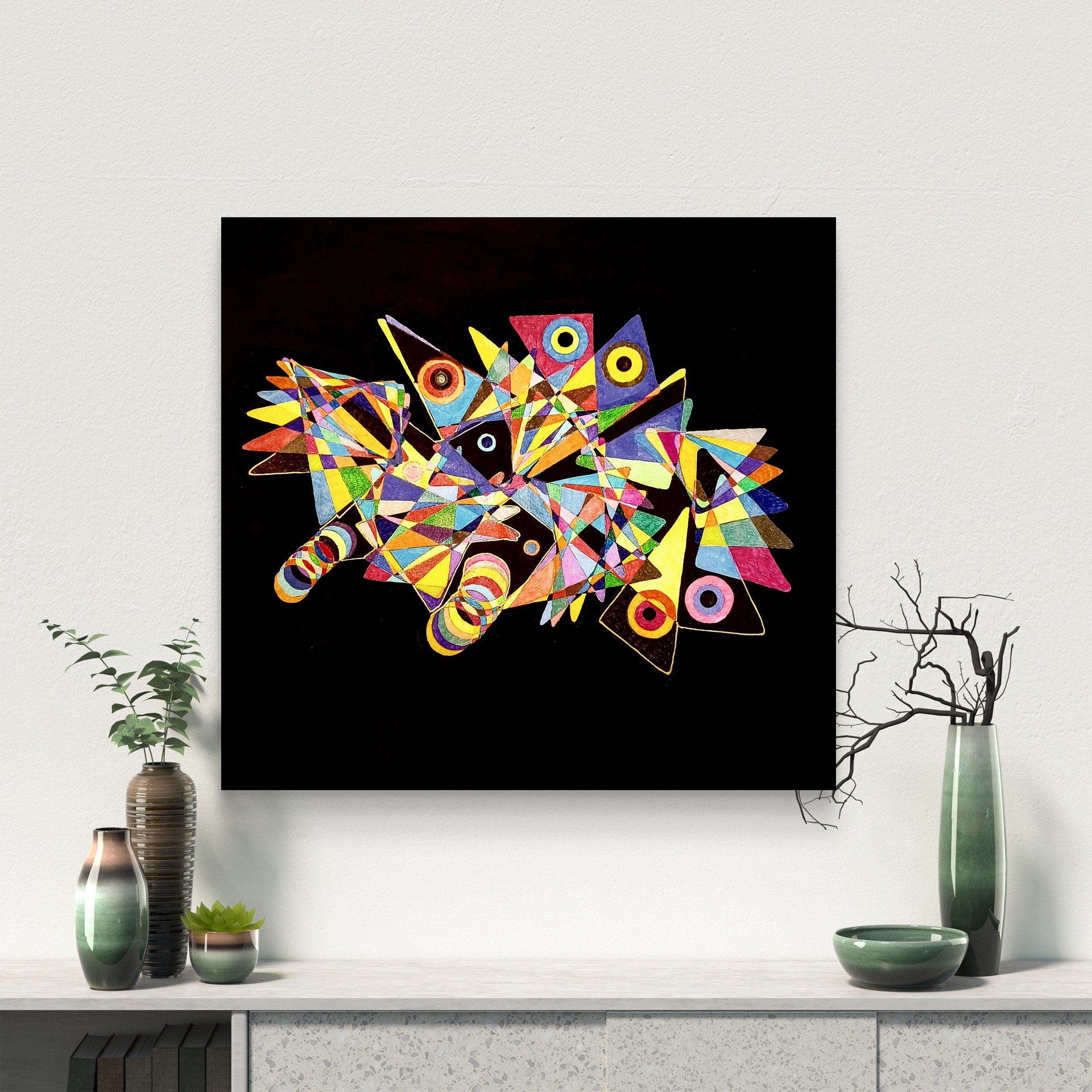 Astral Fauna Kaleidoscope Entity 2026 — Fine Art Print with Frame product image (79)