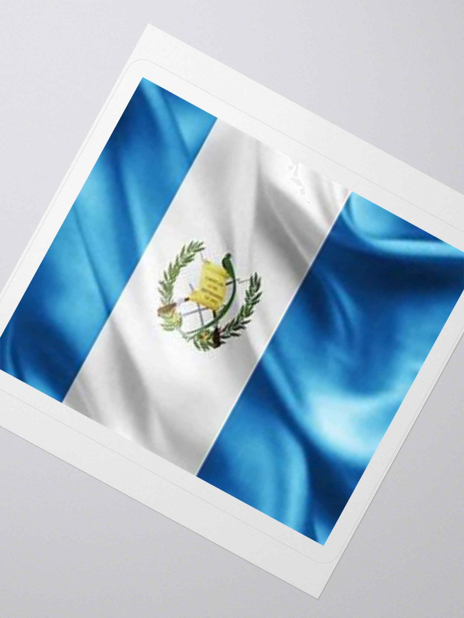 Guatemala Flag Sticker | Quetzal Coat of Arms Design | Durable Vinyl | 3 Sizes product image (4)