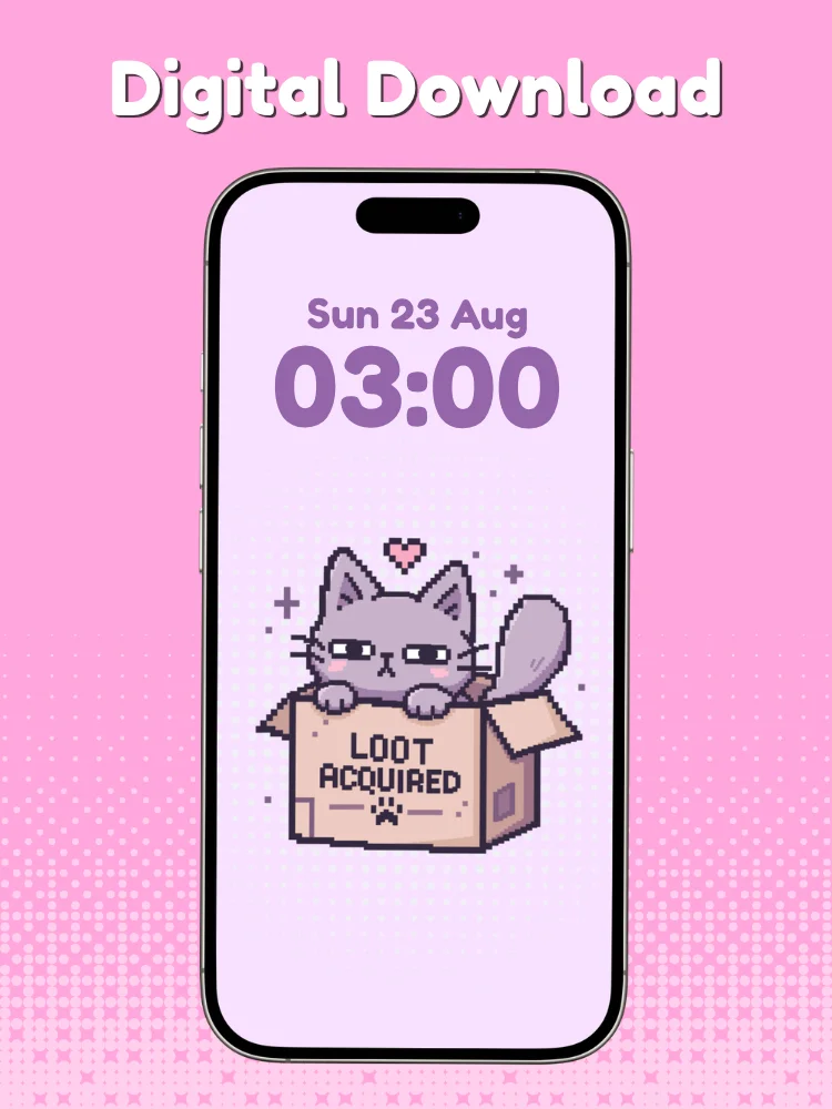Loot Acquired Phone Wallpaper product image (1)