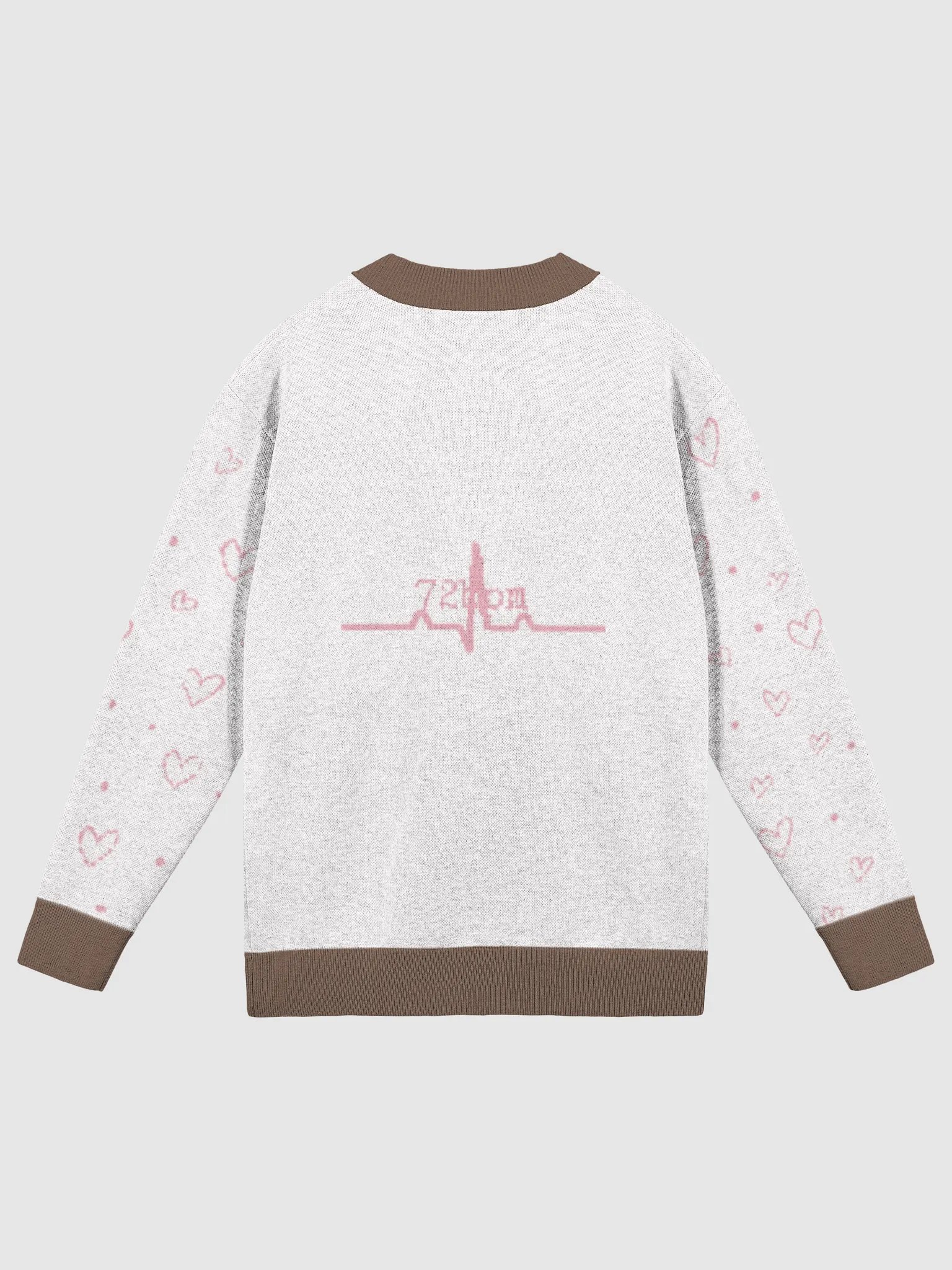 72bpm Heart Problems Jacquard Knit Women's Cardigan product image (2)