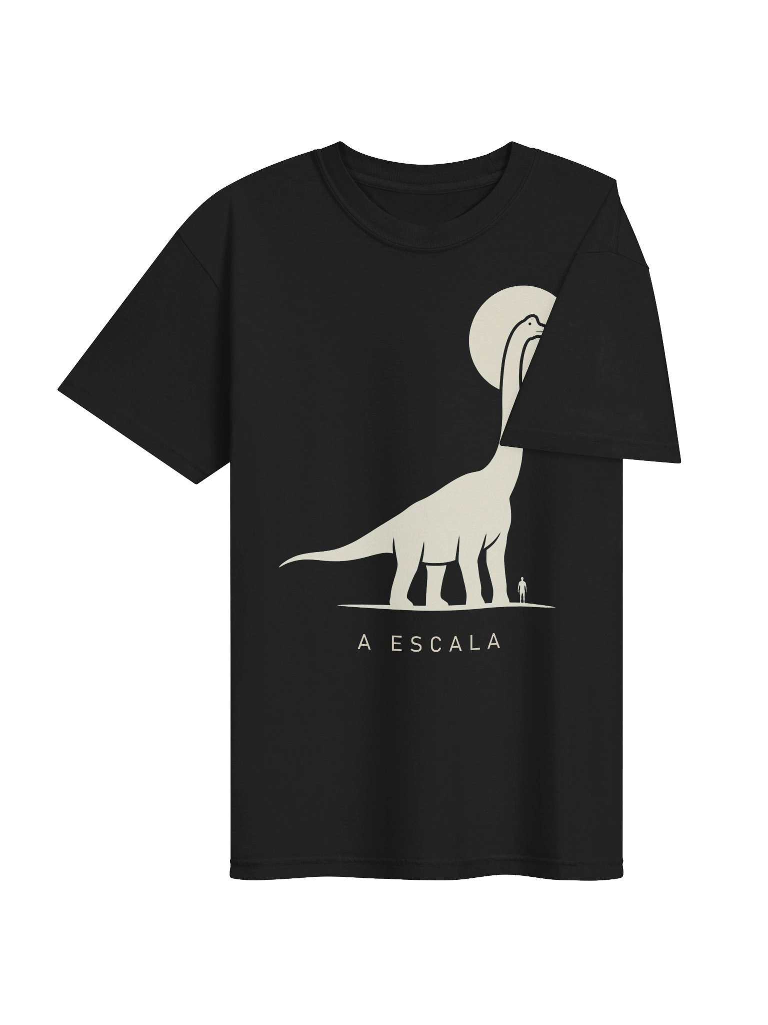 Camiseta A escala: tú eres el humano – PaleoRealms product image (4)