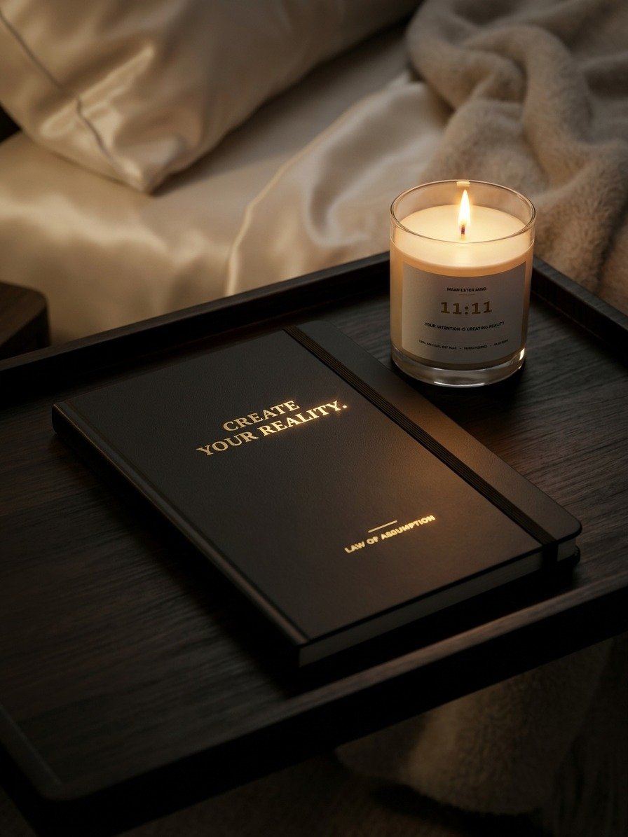 CREATE YOUR REALITY. Manifestor Scripting Journal | Law of Assumption Hardcover Notebook product image (6)