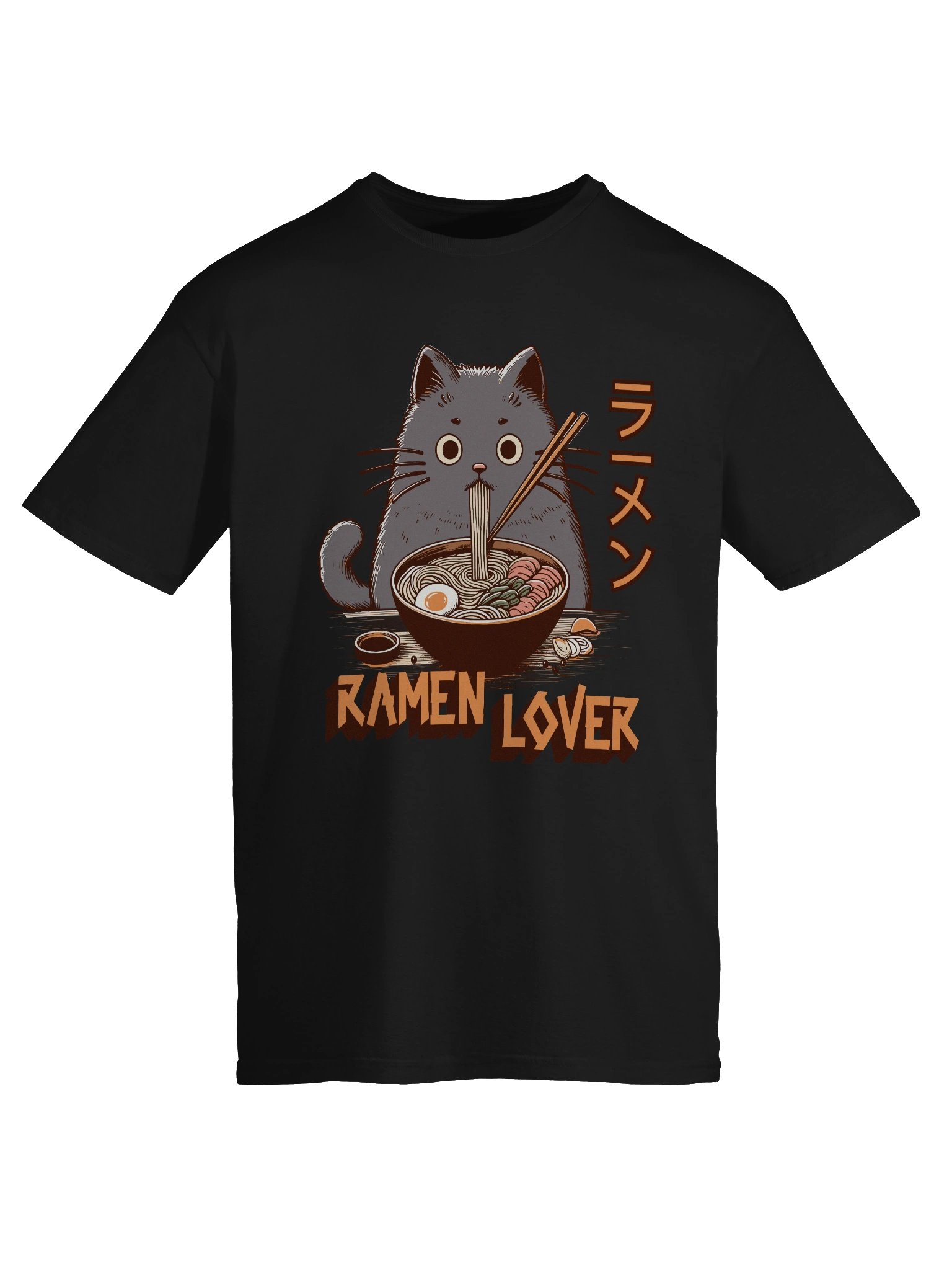 Ramen Lover Cat T-Shirt - Gildan Softstyle product image (6)