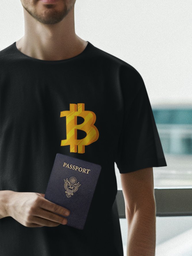 Bitcoin BTC Cryptocurrency Logo T-Shirt product image (1)