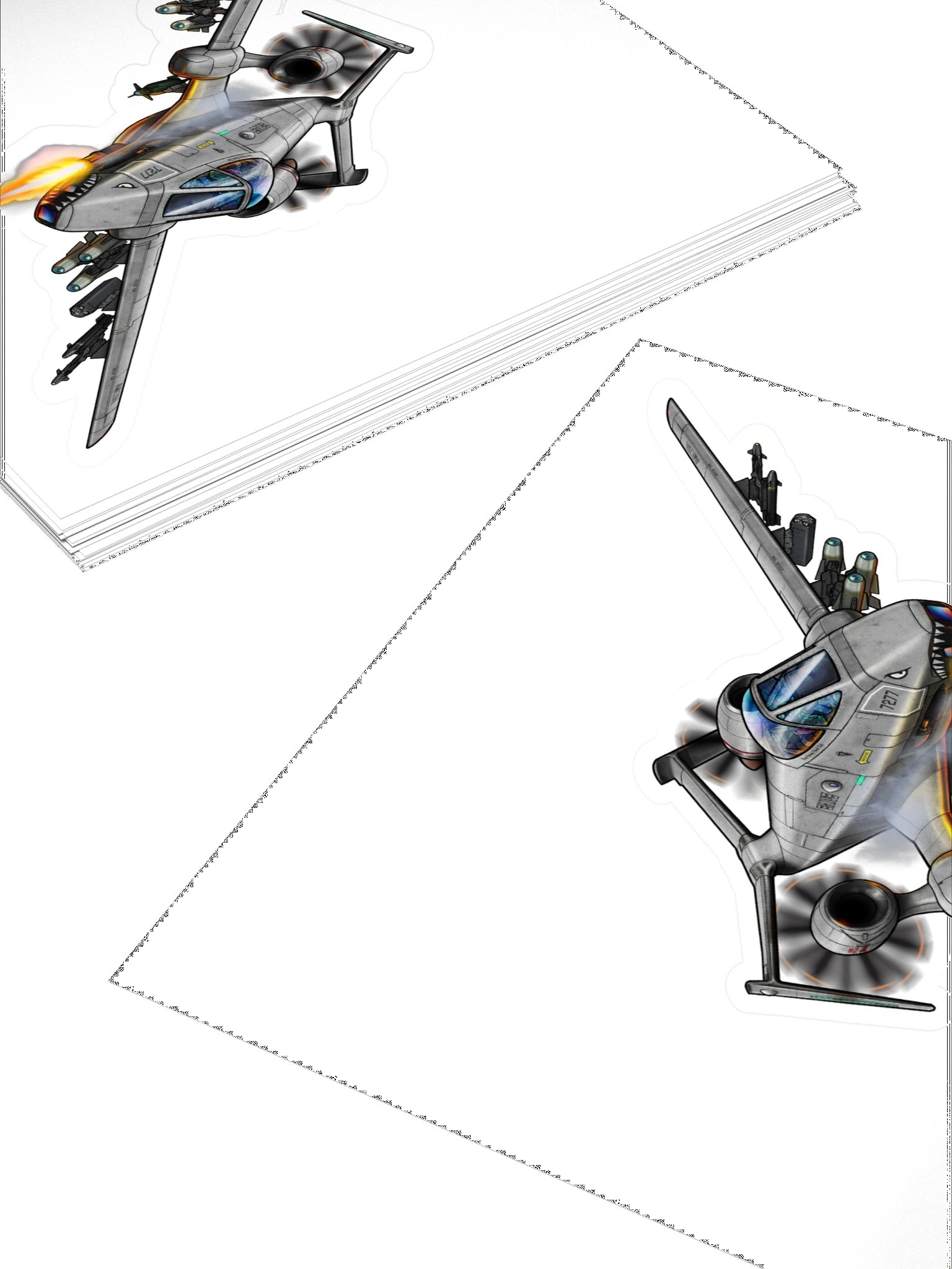Brawler - Grey Drab (5.5 inch Sticker) product image (4)