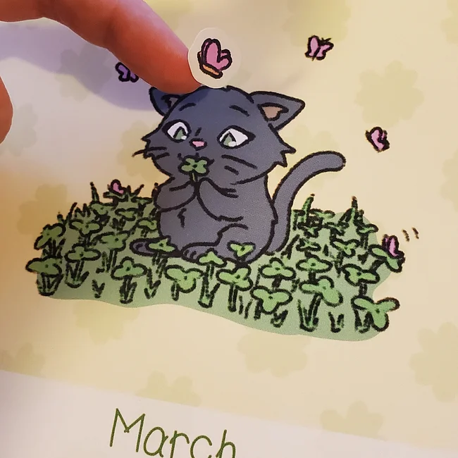 Calendar and Stickers