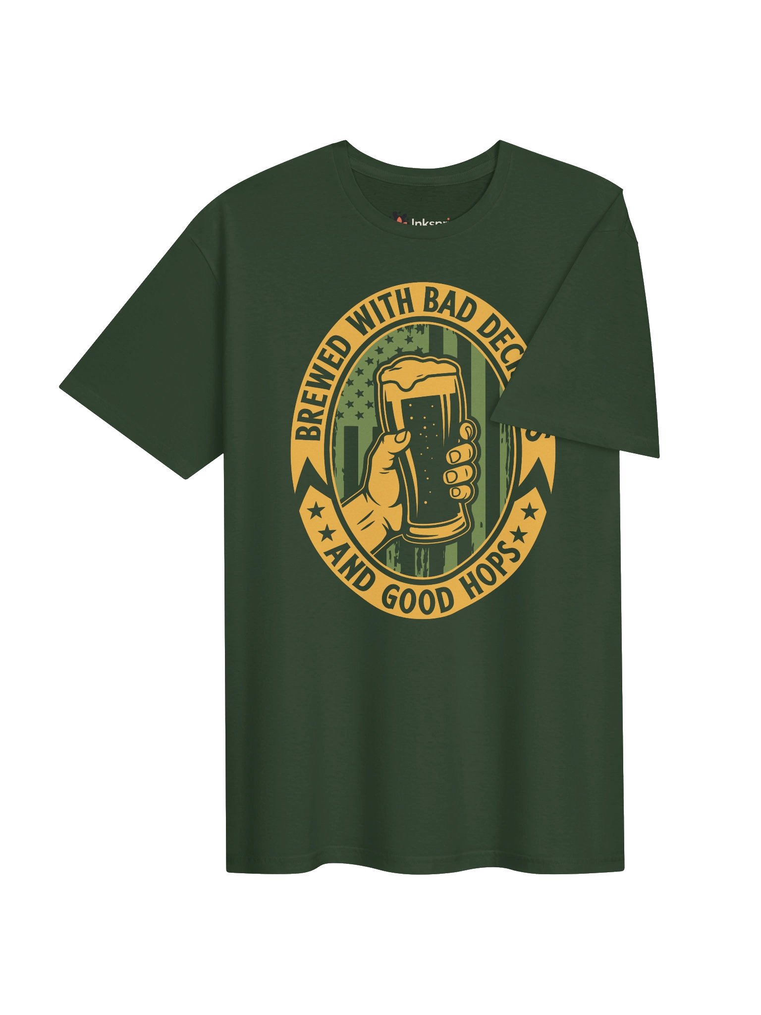 Brewed With Bad Decisions and Good Hops Unisex T-Shirt product image (24)