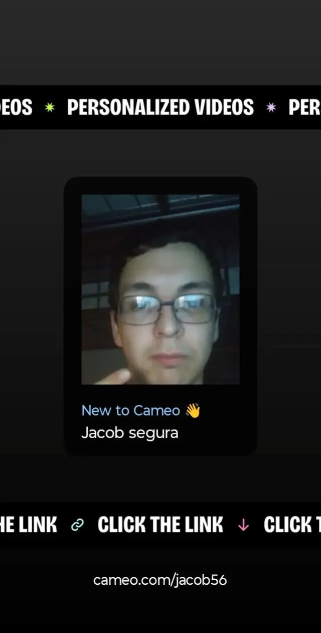 If you want a Cameo https://v.cameo.com/e/oQDcOiGa5Xb