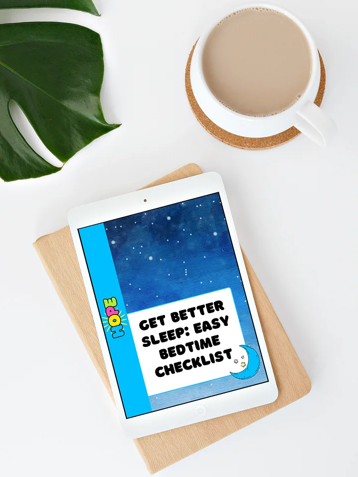 Get Better Sleep: Easy Bedtime Checklist product image (2)