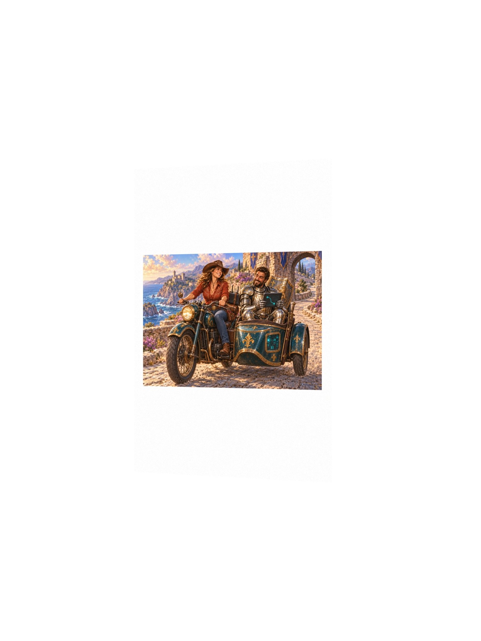 Route Optimization Small Art Print product image (2)