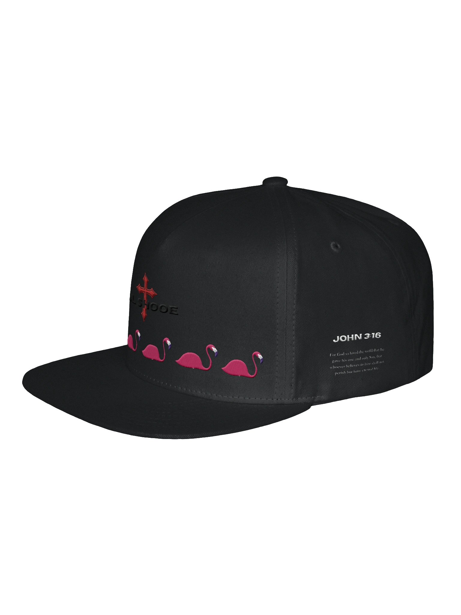 Flamingo Cross Snapback Cap product image (2)