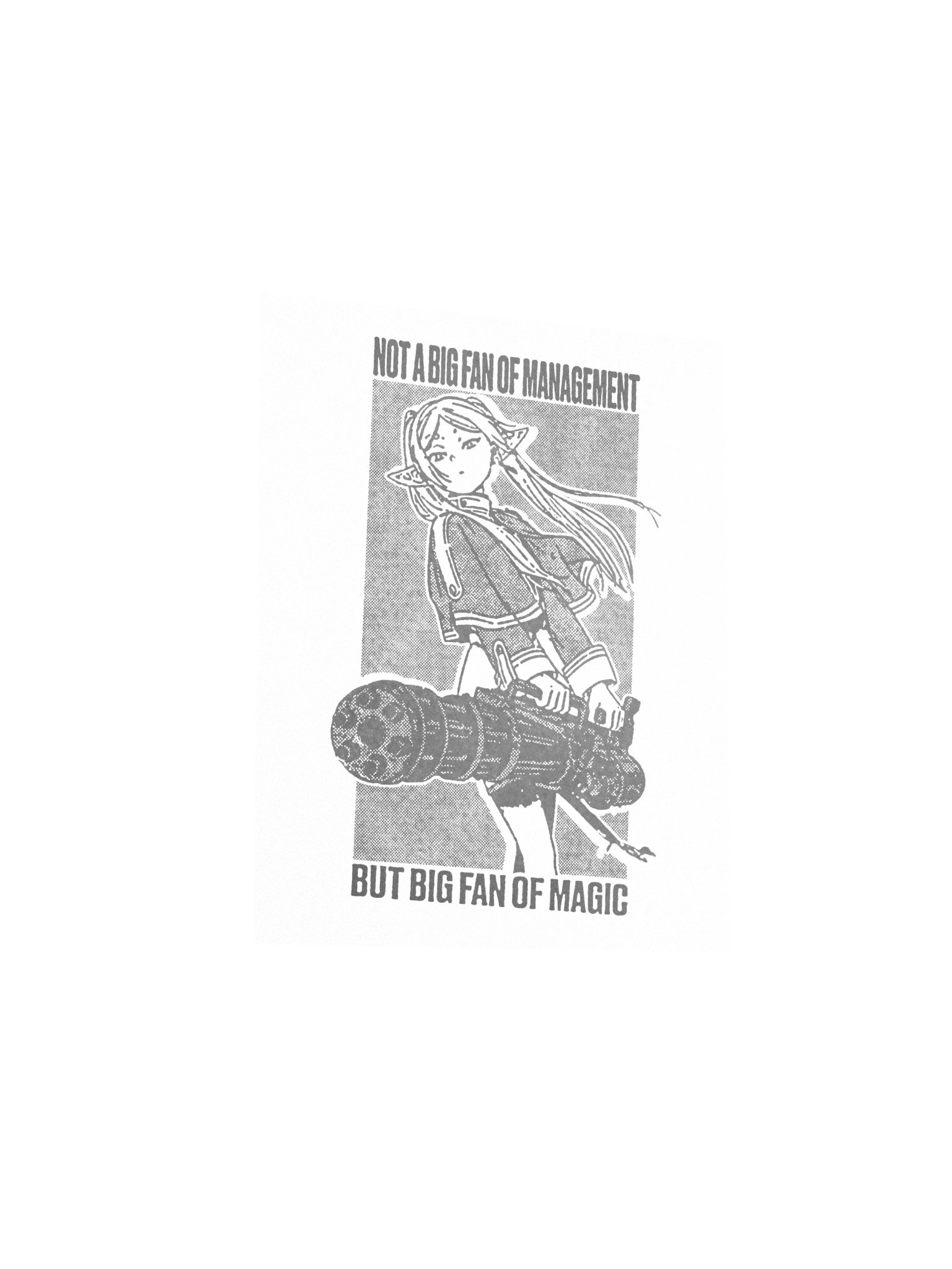 NOT A BIG FAN OF MANAGEMENT ! Art Print. product image (3)