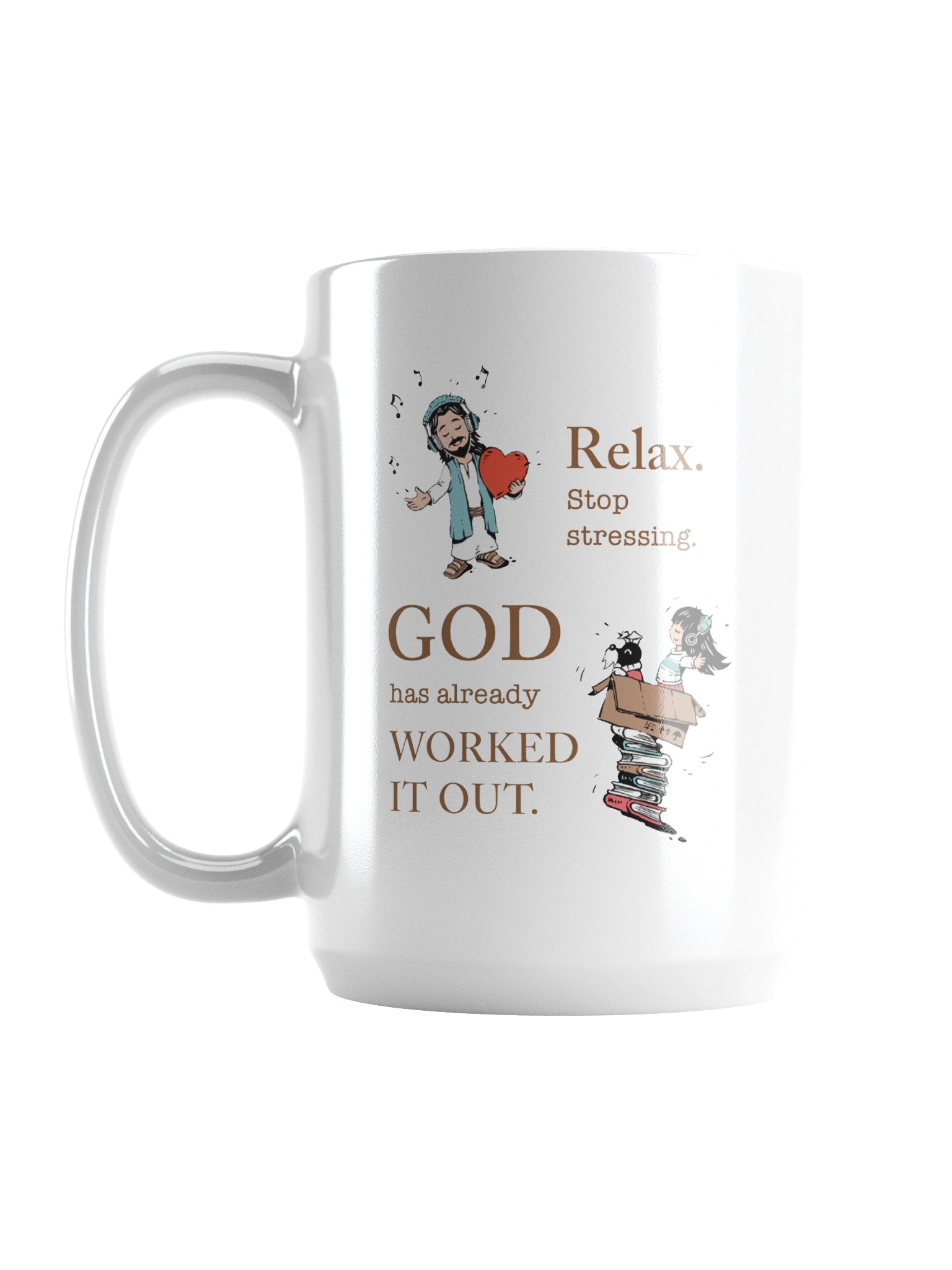 "God worked it out" mug product image (1)