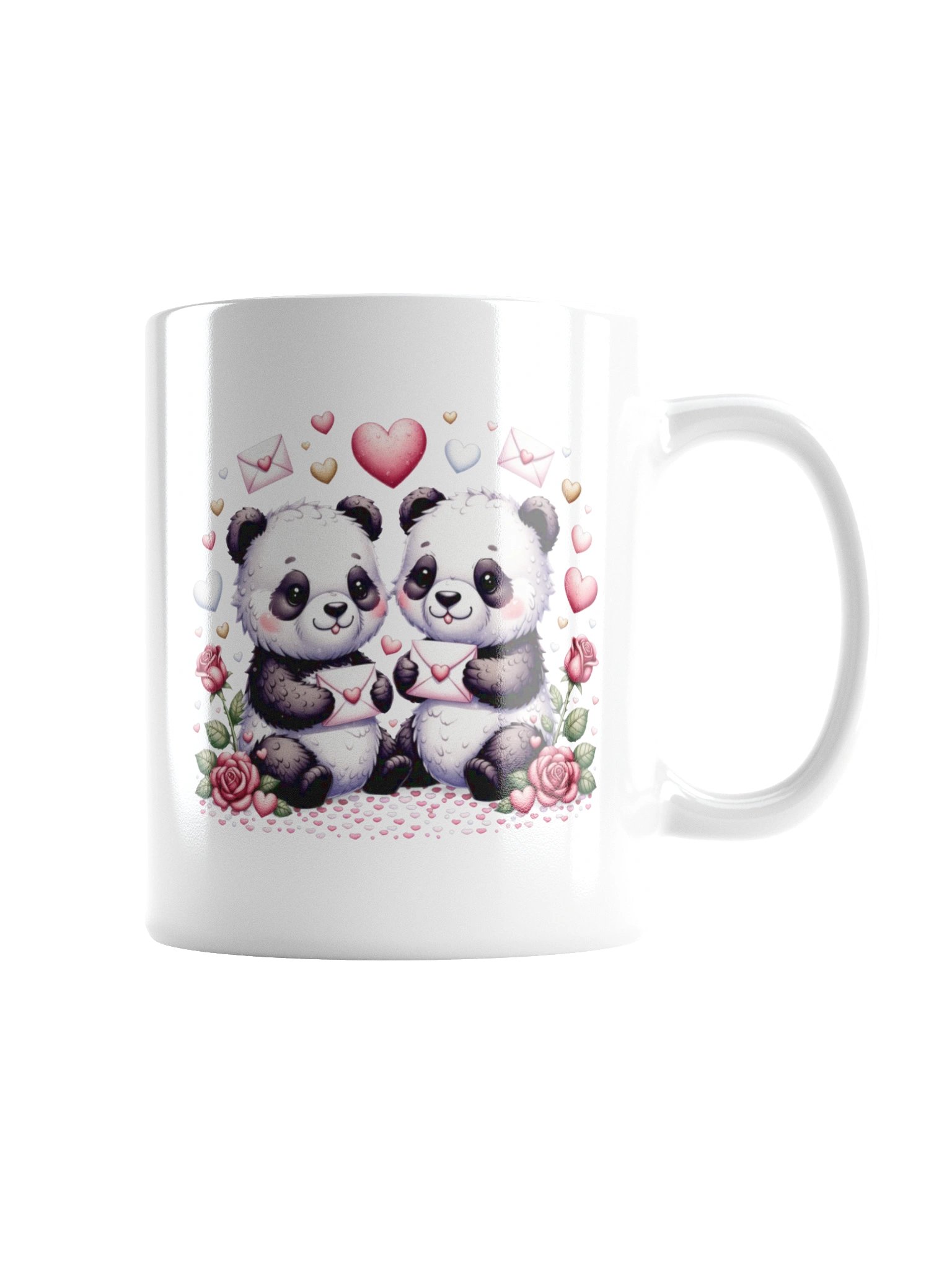 Panda Love Letters Valentine Coffee Mug product image (7)