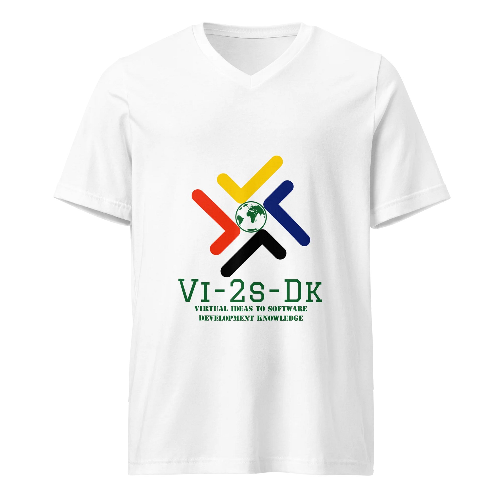 Eco-Friendly Logo V-Neck Tee product image (7)