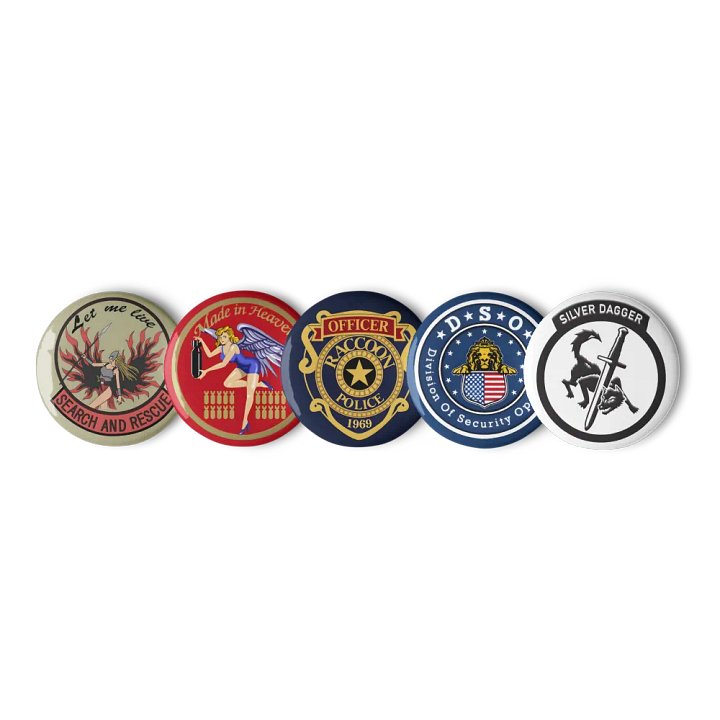 Resident Evil Organizations Pin Set 3 product image (1)