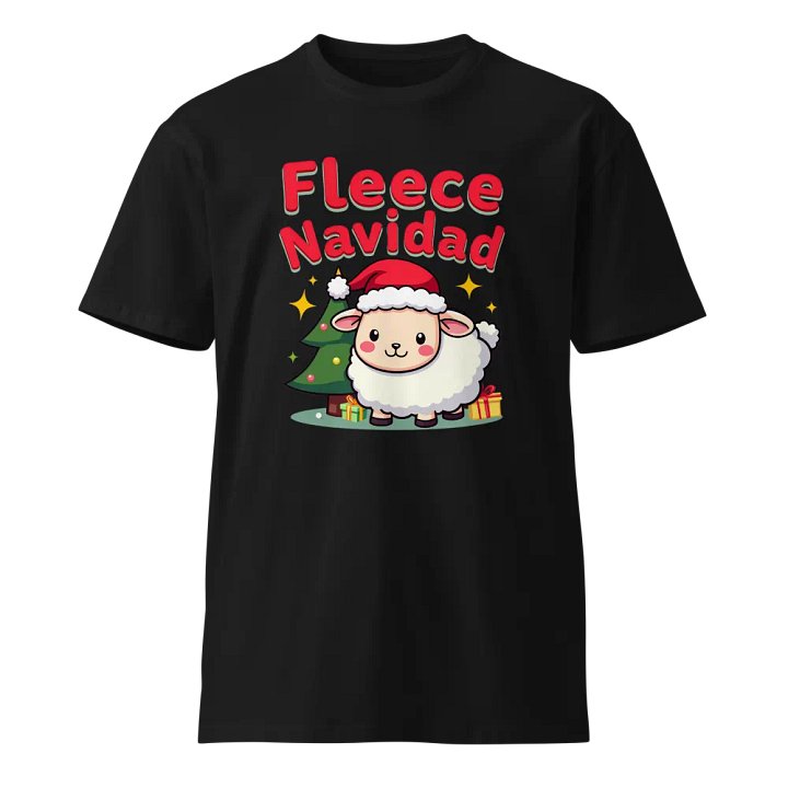 Fleece Navidad Cartoon Sheep Christmas T-Shirt product image (1)