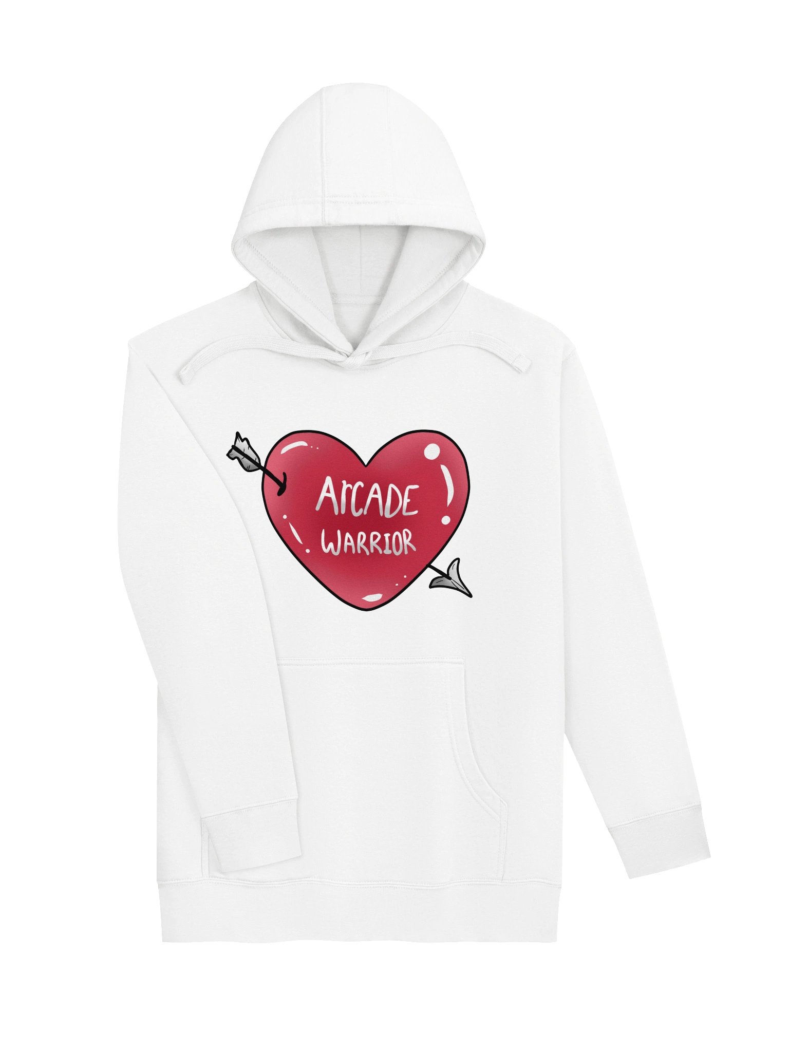 Arcade Warrior Valentine's Heart Hoodie product image (21)