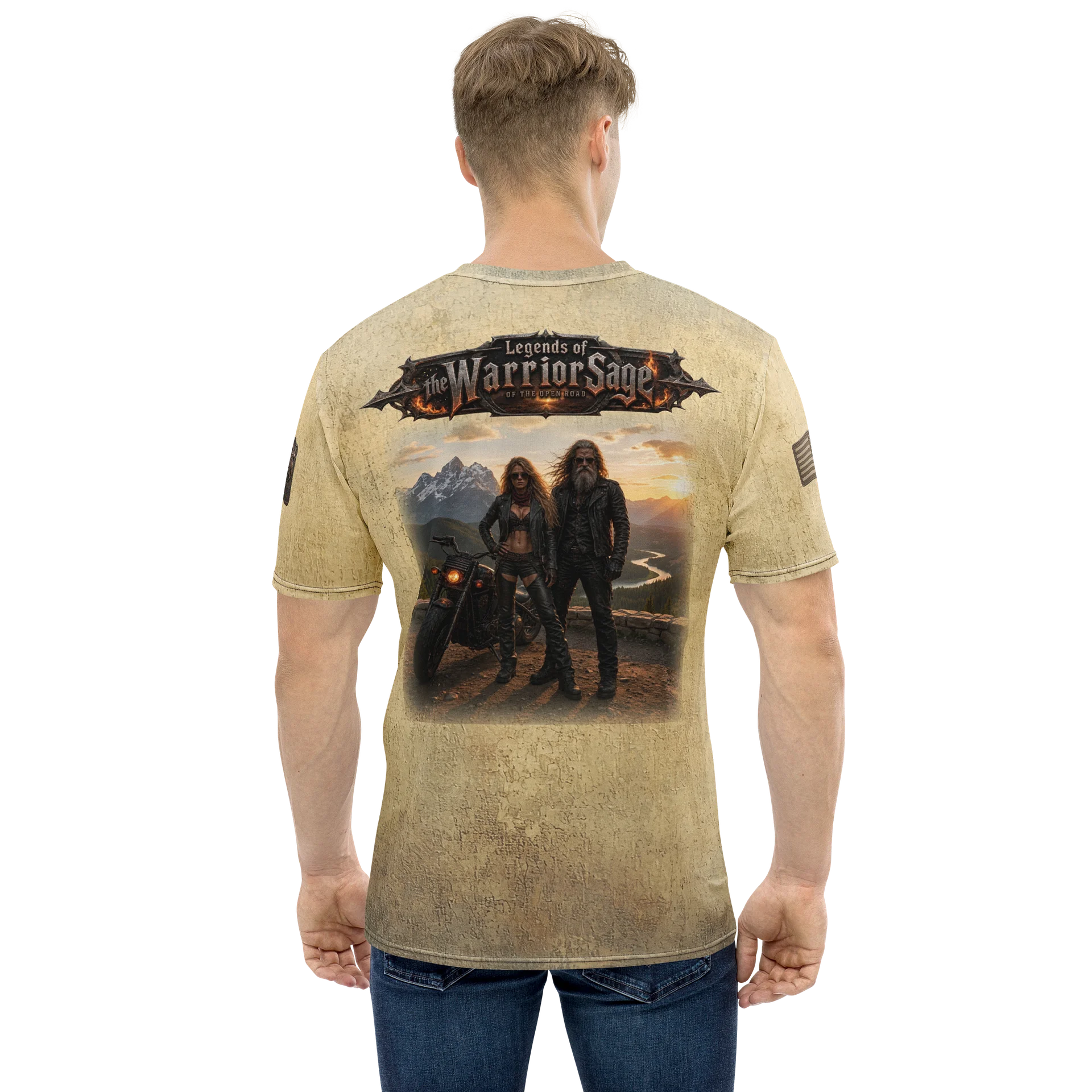 Warrior Sage Land of the Free MötoGraffitti Tee product image (1)