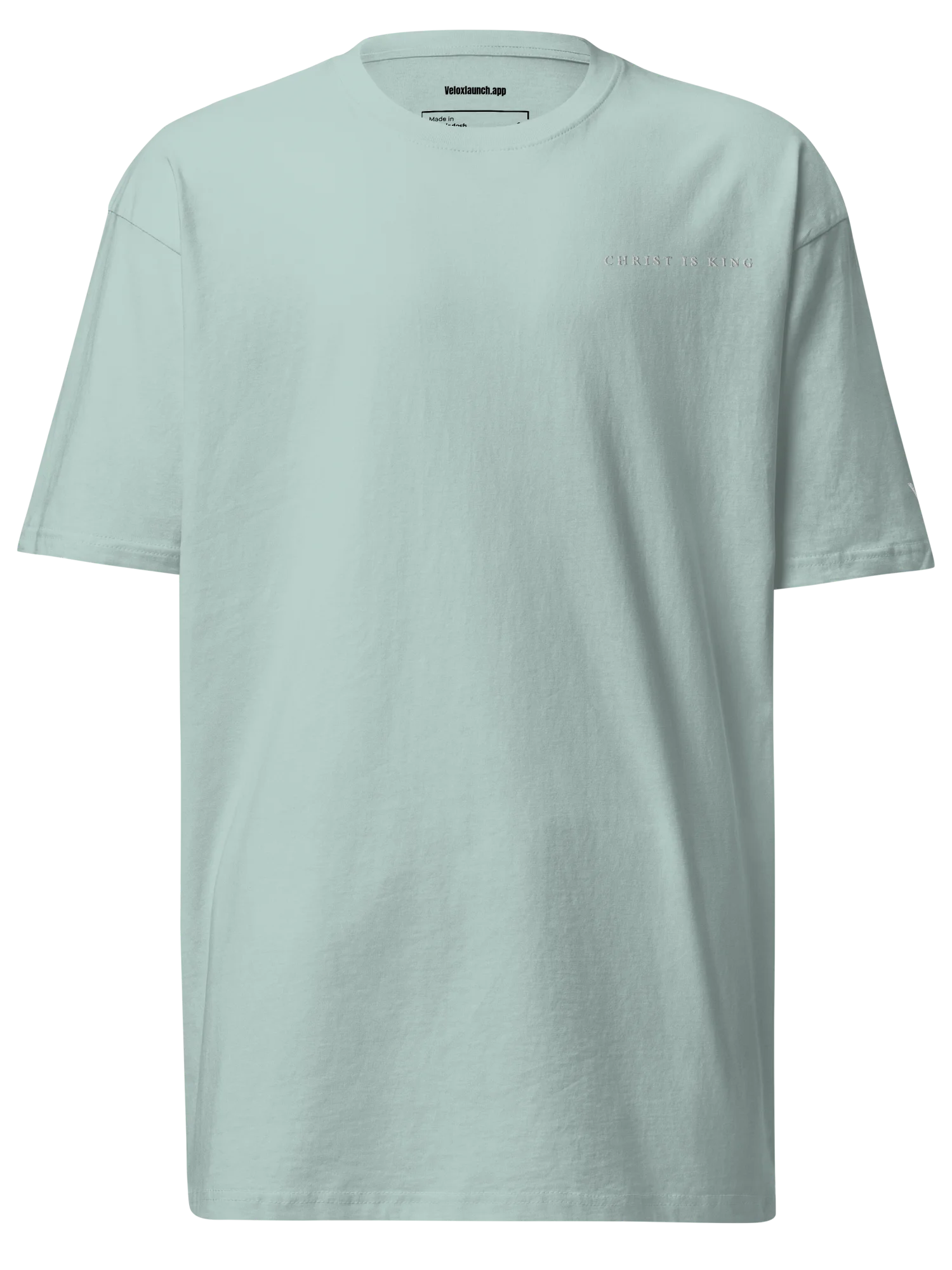 Embroidered Jesus Cotton T-Shirt product image (1)
